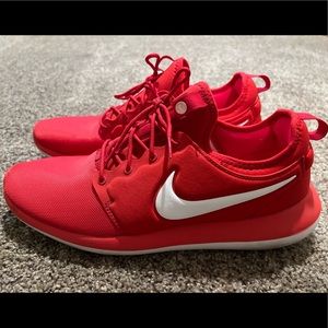 Nike Roshe One, Size 12, University Red/White/Track Red